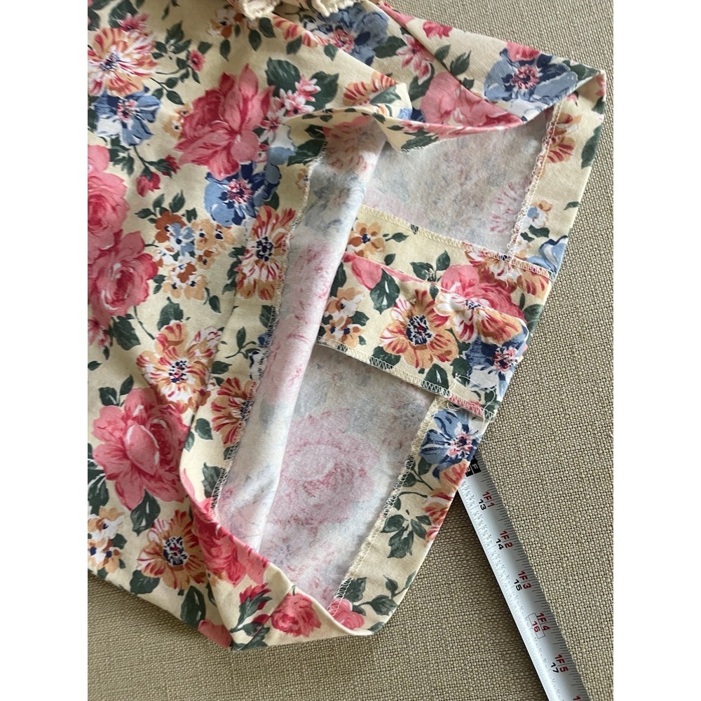 VTG Lanz Floral Blouse Cottagecore Boho Shabby Chic Retro Garden (modificated) - Picture 11 of 12